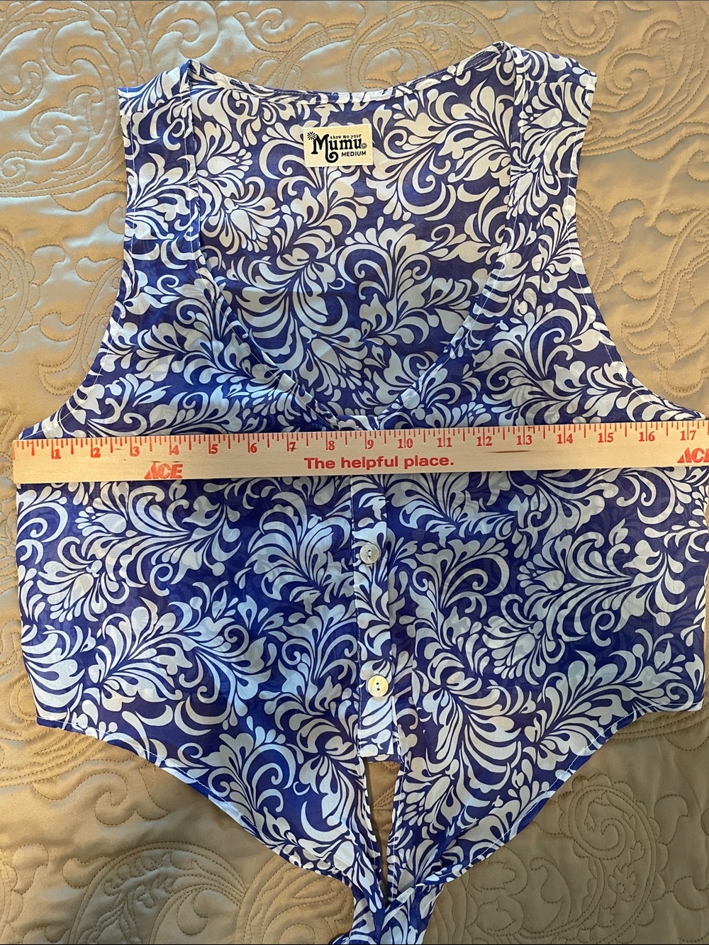 Show Me Your MuMu Tie-Front Lightweight Camisole M - Picture 10 of 12
